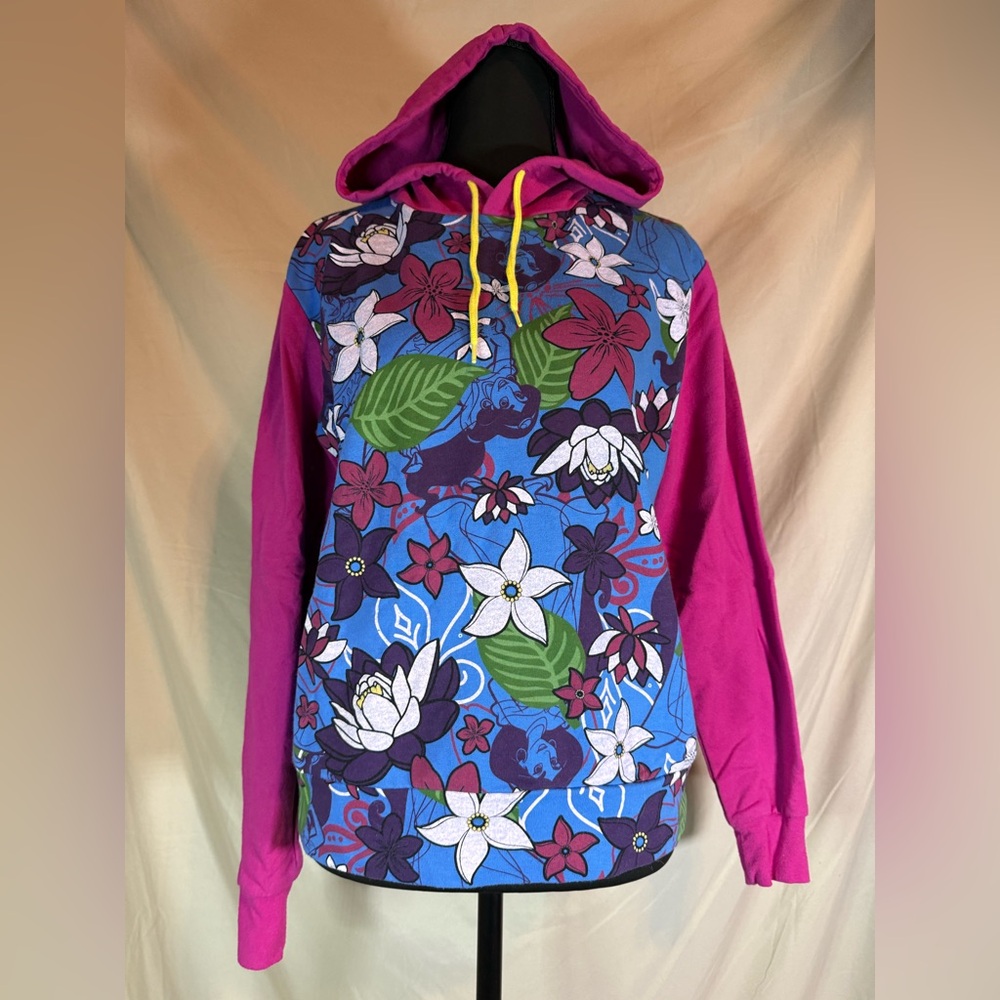 Disney Parks‎ Jasmine “Aloha” Floral Pullover Hoodie 🌺✨